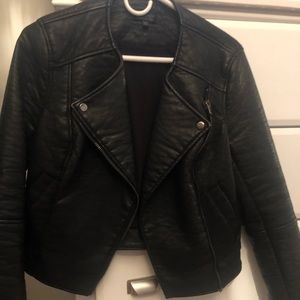 Top shop leather jacket